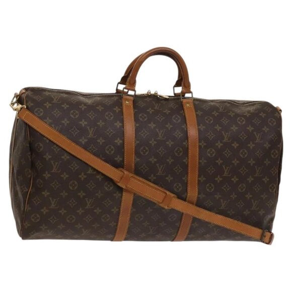 LOUIS VUITTON Monogram Keepall Bandouliere 60 Boston Bag - Picture 1 of 16